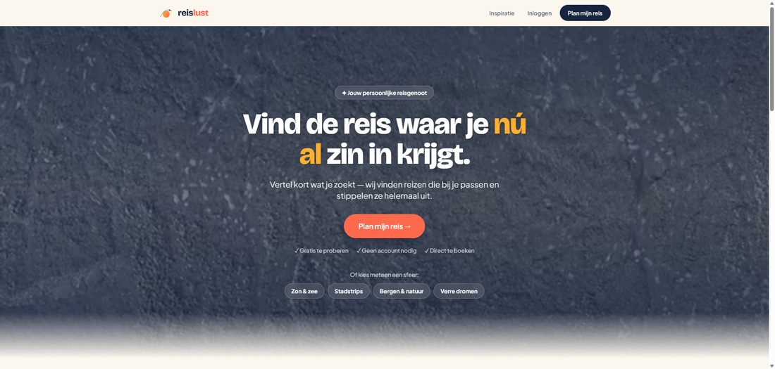 Reislust, an AI travel planner